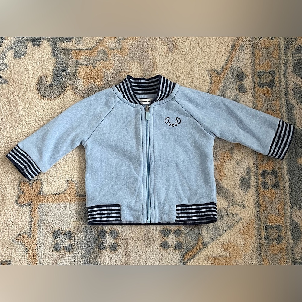 Janie and Jack baby zip up sweatshirt size 3/6 months
